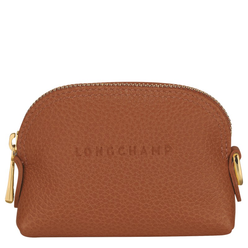 Longchamp Le Foulonné Coin purse - Leather Caramel | 4927-HSVPN