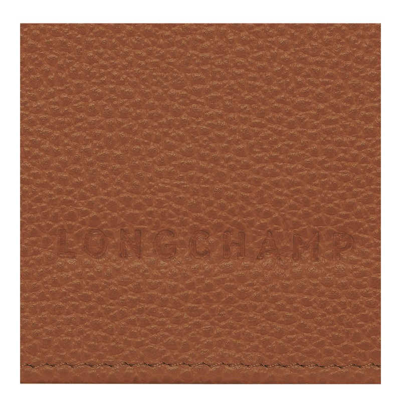 Longchamp Le Foulonné Continental wallet - Leather Caramel | 4108-QWEBS