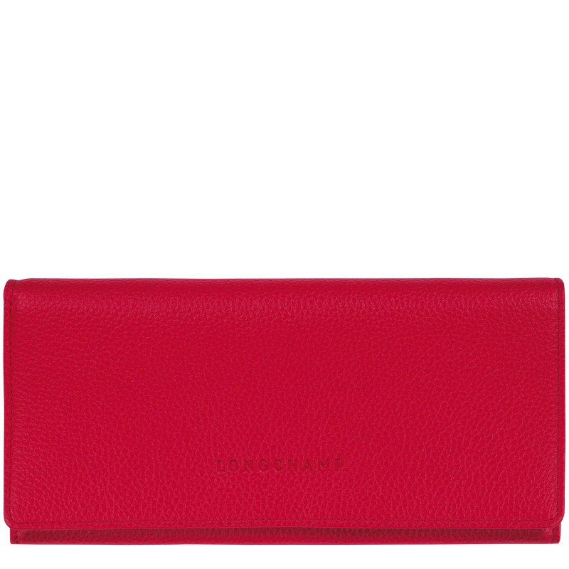 Longchamp Le Foulonné Continental wallet - Leather Love | 1326-LYKFI