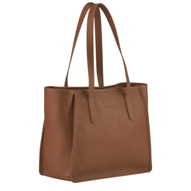 Longchamp Le Foulonné L Tote bag - Leather Caramel | 4780-ZEHYA