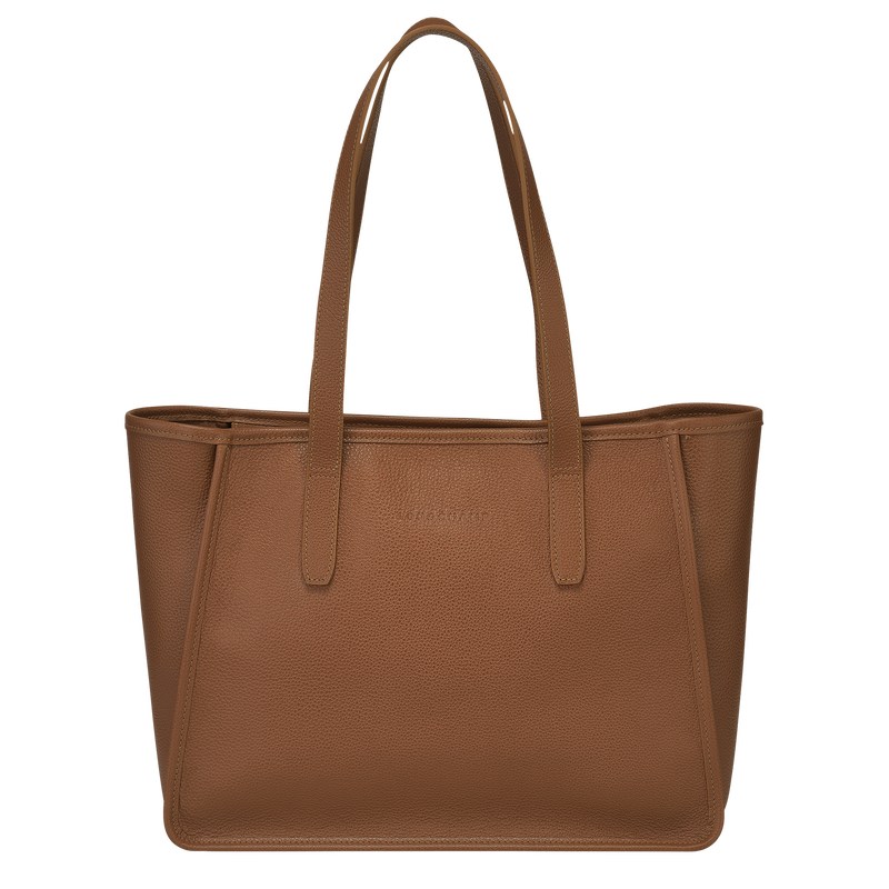 Longchamp Le Foulonné L Tote bag - Leather Caramel | 4780-ZEHYA