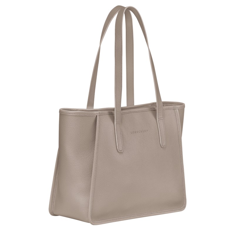 Longchamp Le Foulonné L Tote bag - Leather Turtledove | 2603-MLRSI