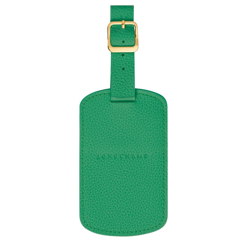 Longchamp Le Foulonné Luggage tag - Leather Yeşil | 9041-VYDON