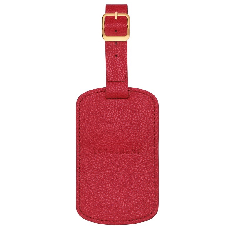 Longchamp Le Foulonné Luggage tag - Leather Love | 6257-QTHGR