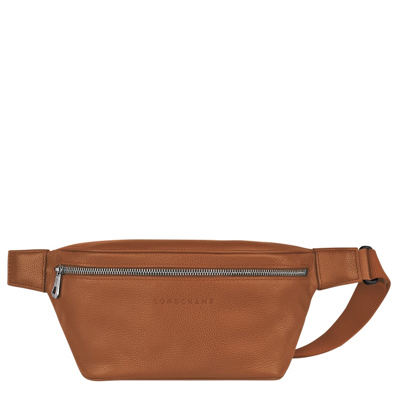 Longchamp Le Foulonné M Belt bag - Leather Caramel | 7219-EPBTS