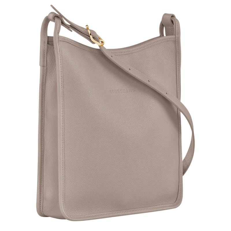 Longchamp Le Foulonné M Crossbody bag - Leather Turtledove | 2503-BMTDK