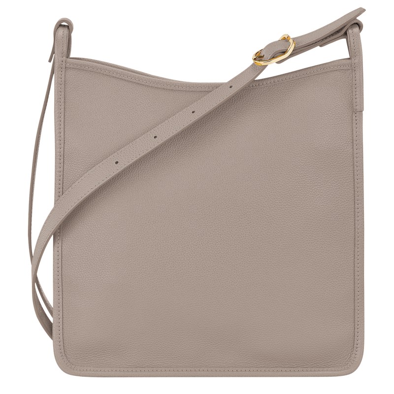 Longchamp Le Foulonné M Crossbody bag - Leather Turtledove | 2503-BMTDK