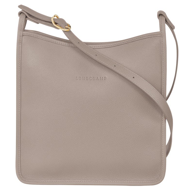 Longchamp Le Foulonné M Crossbody bag - Leather Turtledove | 2503-BMTDK