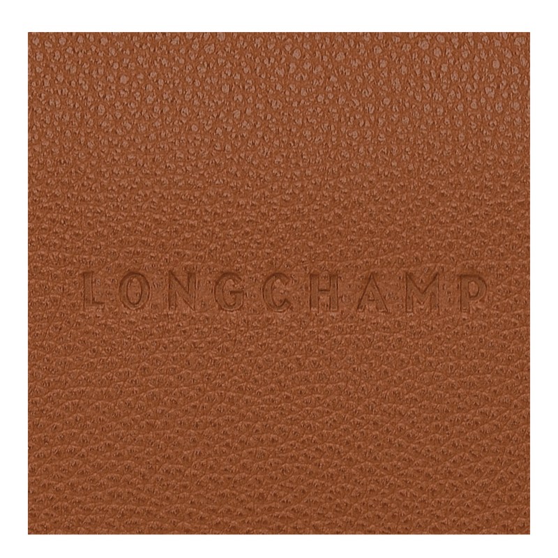 Longchamp Le Foulonné M Crossbody bag - Leather Caramel | 6732-NHTFI