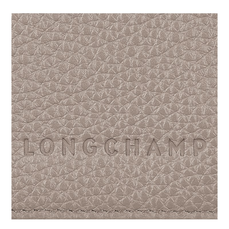 Longchamp Le Foulonné Passport cover - Leather Turtledove | 9270-JTMOX