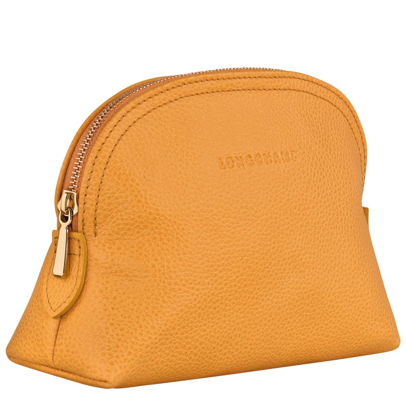 Longchamp Le Foulonné Pouch - Leather Kayısı Rengi | 6981-VPEMW