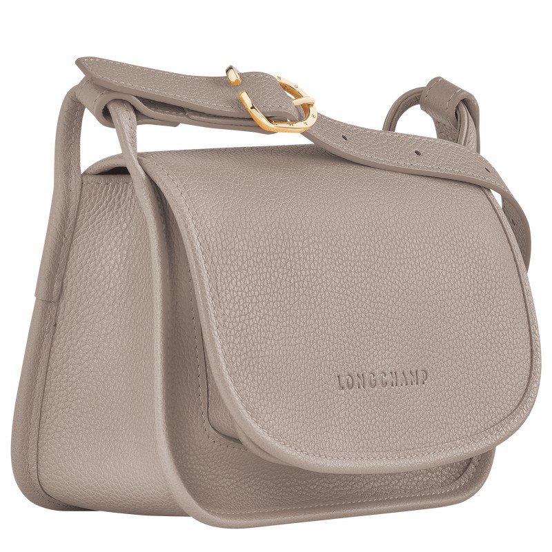 Longchamp Le Foulonné S Crossbody bag - Leather Turtledove | 5136-MZBWV