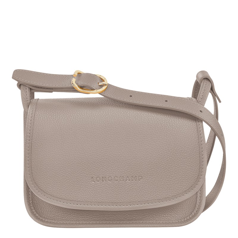 Longchamp Le Foulonné S Crossbody bag - Leather Turtledove | 5136-MZBWV