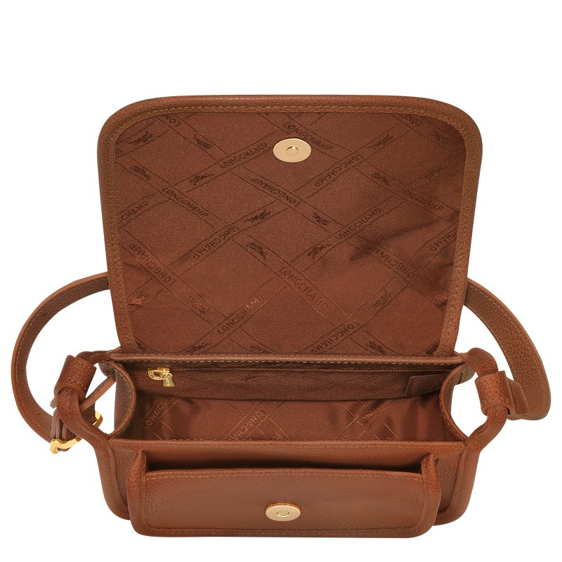 Longchamp Le Foulonné S Crossbody bag - Leather Caramel | 6071-EARSH