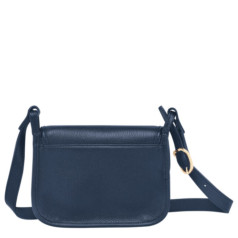 Longchamp Le Foulonné S Crossbody bag - Leather Lacivert | 5249-HRVYI