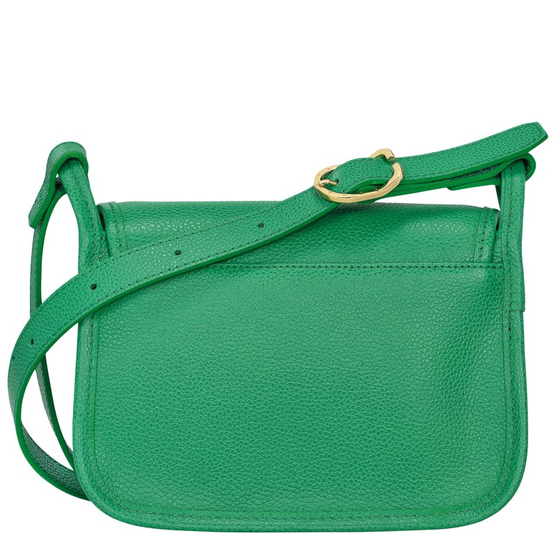 Longchamp Le Foulonné S Crossbody bag - Leather Yeşil | 5082-VJBMY