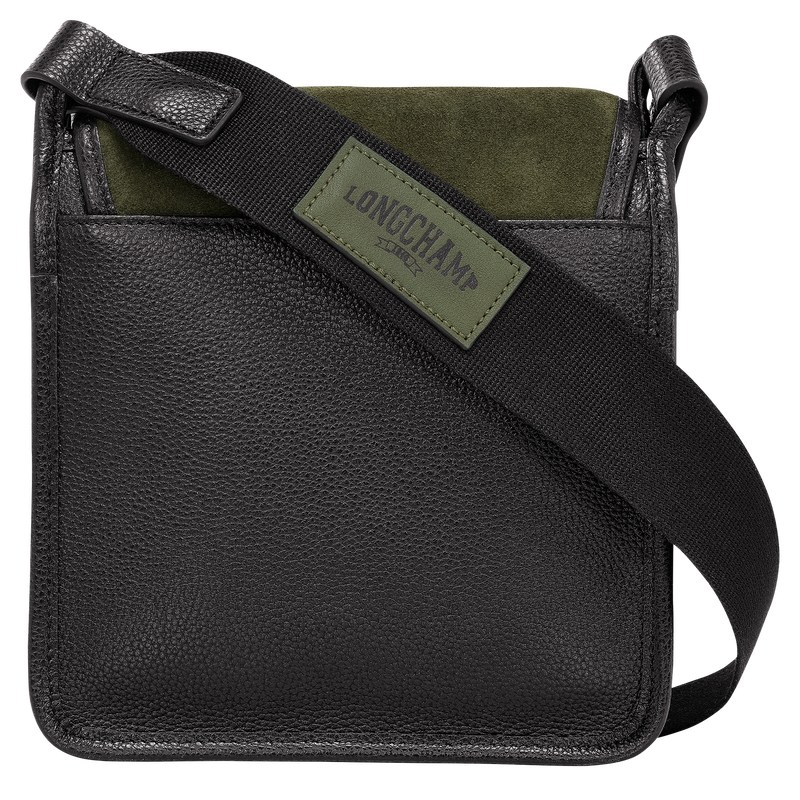 Longchamp Le Foulonné S Crossbody bag - Leather Haki | 0173-SKWYN