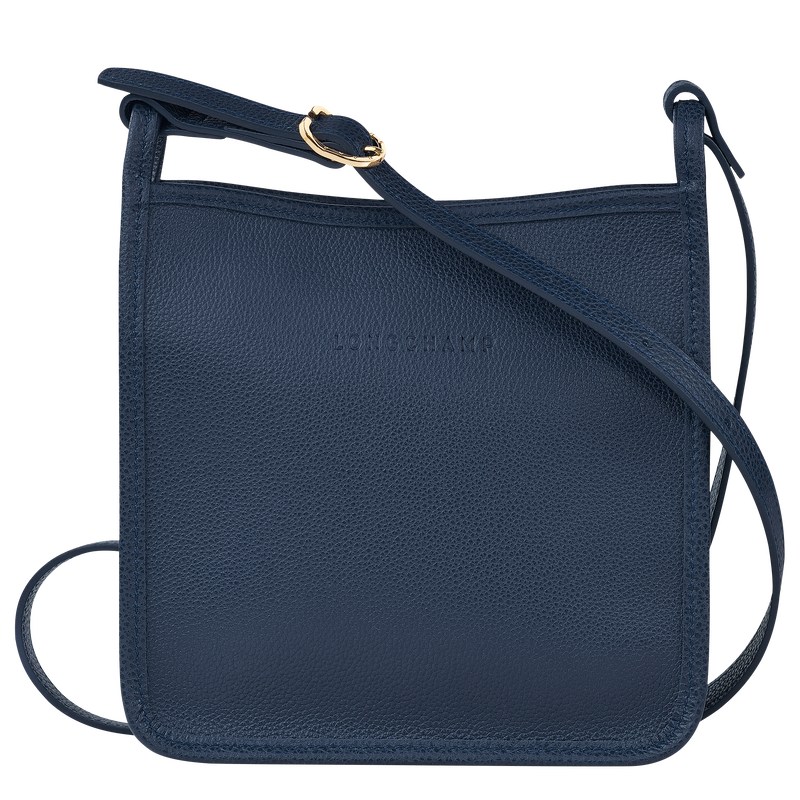 Longchamp Le Foulonné S Crossbody bag - Leather Lacivert | 1974-BAKUM