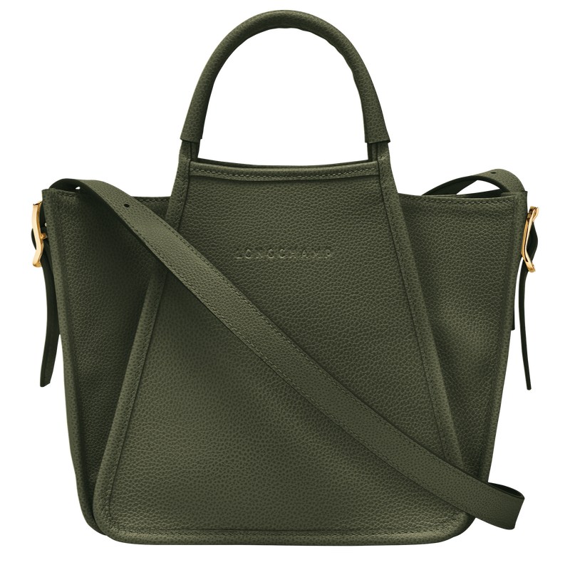 Longchamp Le Foulonné S Handbag - Leather Haki | 2095-ENBFA