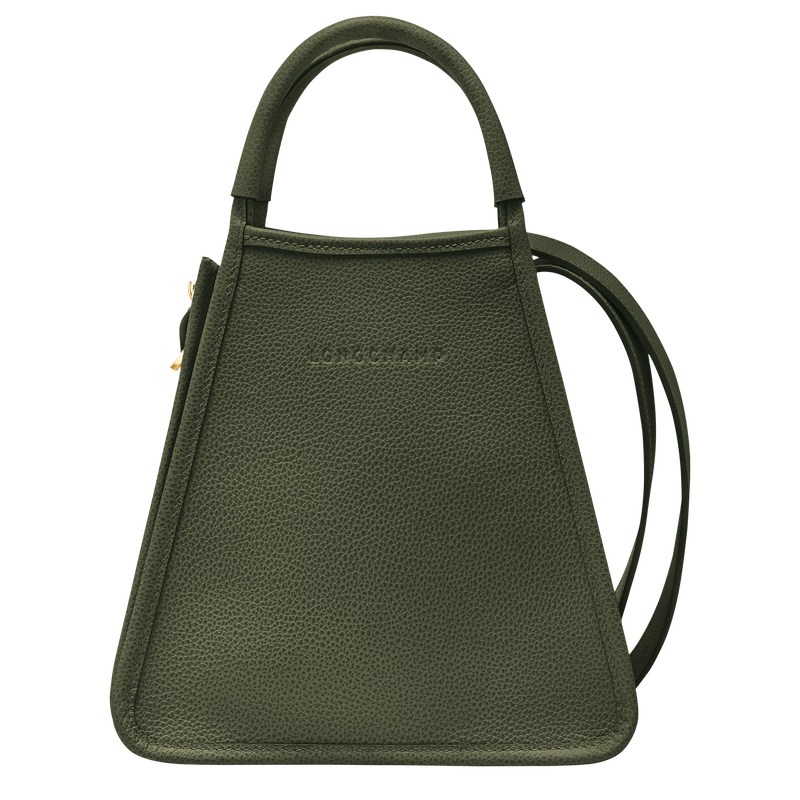 Longchamp Le Foulonné S Handbag - Leather Haki | 2095-ENBFA