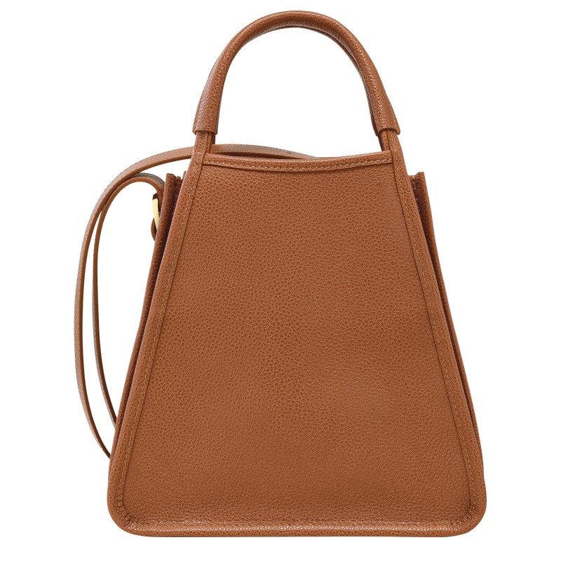 Longchamp Le Foulonné S Handbag - Leather Caramel | 5164-FYPWU