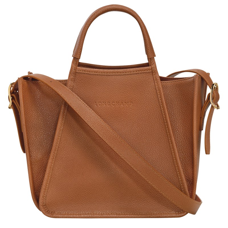 Longchamp Le Foulonné S Handbag - Leather Caramel | 5164-FYPWU