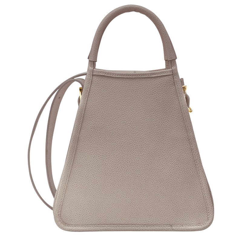 Longchamp Le Foulonné S Handbag - Leather Turtledove | 8239-KMCXQ