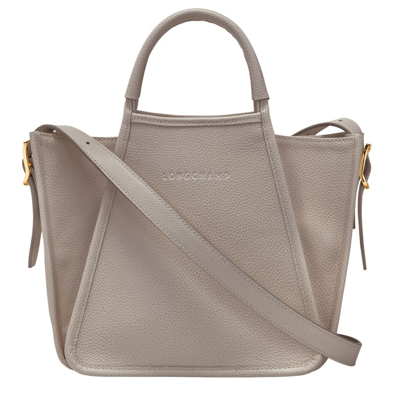 Longchamp Le Foulonné S Handbag - Leather Turtledove | 8239-KMCXQ