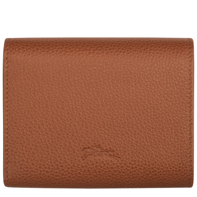 Longchamp Le Foulonné Wallet - Leather Caramel | 6532-VOUTC