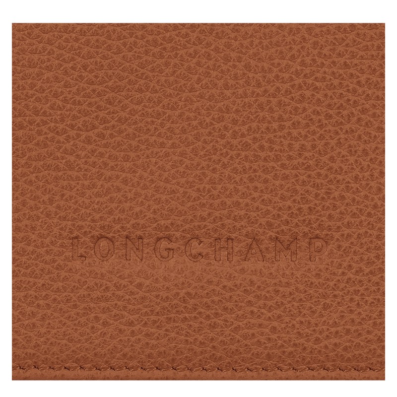 Longchamp Le Foulonné Wallet - Leather Caramel | 6532-VOUTC