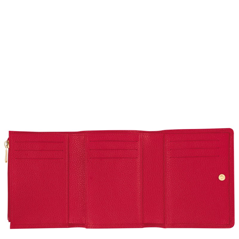 Longchamp Le Foulonné Wallet - Leather Love | 8124-BQHMF