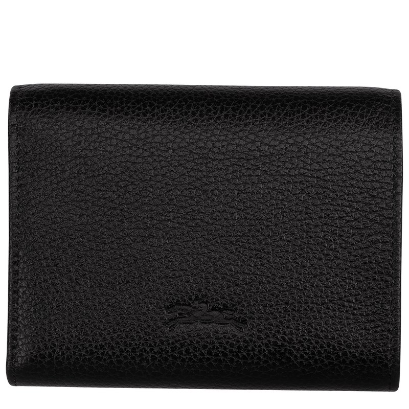 Longchamp Le Foulonné Wallet - Leather Siyah | 0719-FUAPJ