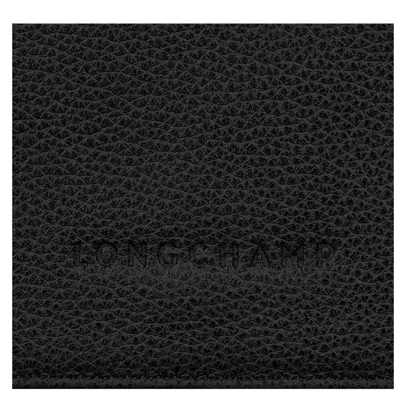 Longchamp Le Foulonné Wallet - Leather Siyah | 0719-FUAPJ