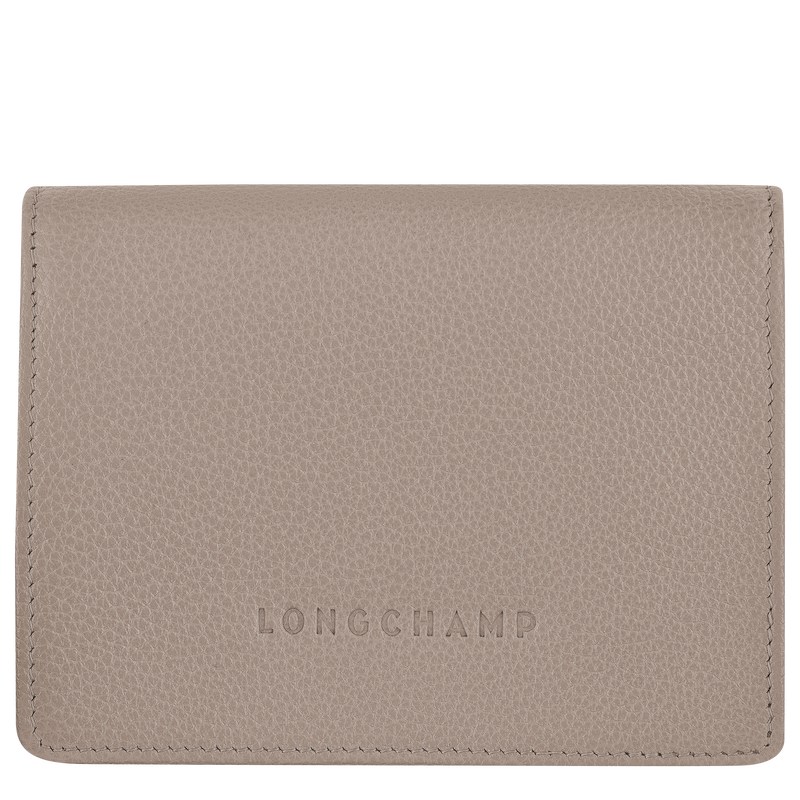 Longchamp Le Foulonné Wallet - Leather Turtledove | 1540-EBHYL