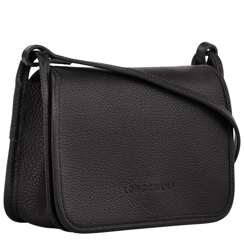 Longchamp Le Foulonné XS Clutch - Leather Siyah | 8196-BVAJF