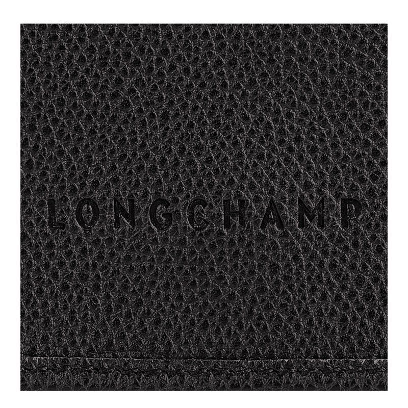 Longchamp Le Foulonné XS Clutch - Leather Siyah | 8196-BVAJF