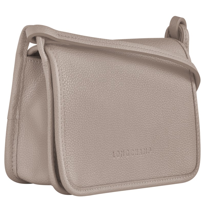 Longchamp Le Foulonné XS Clutch - Leather Turtledove | 1845-DNVKQ