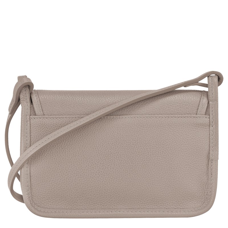 Longchamp Le Foulonné XS Clutch - Leather Turtledove | 1845-DNVKQ