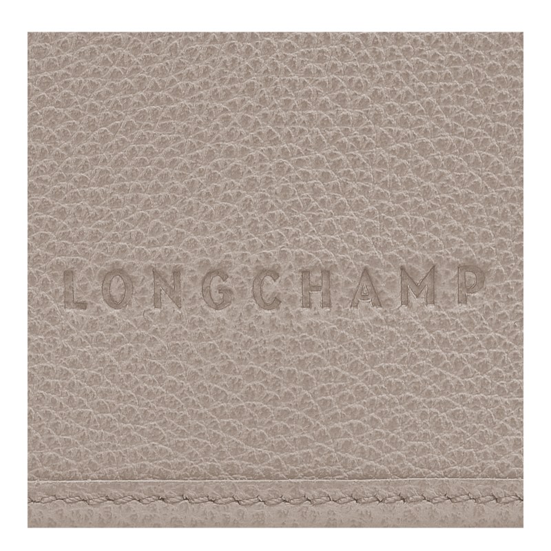 Longchamp Le Foulonné XS Clutch - Leather Turtledove | 1845-DNVKQ