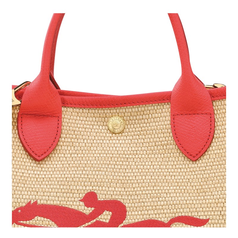 Longchamp Le Panier Pliage S Basket bag - Canvas Strawberry | 3164-MHEDP