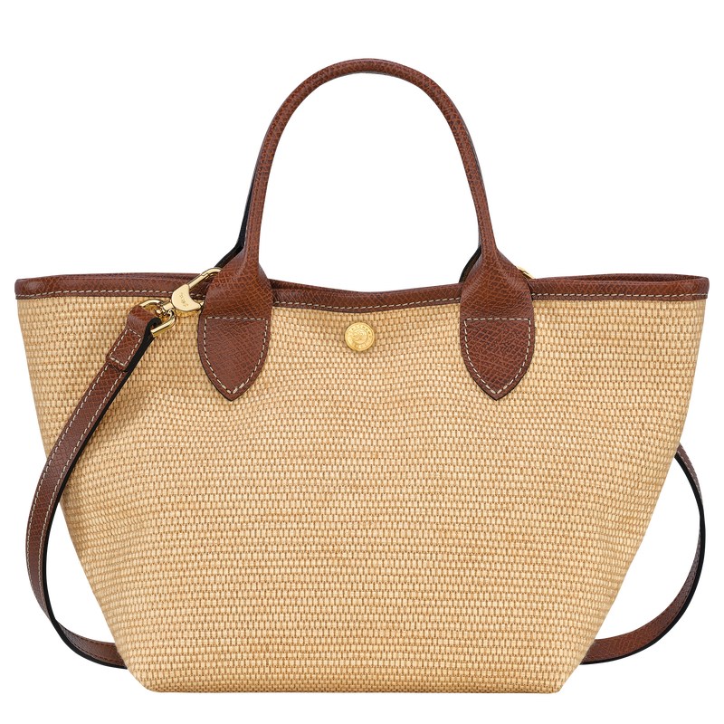 Longchamp Le Panier Pliage S Basket bag - Canvas Kahverengi | 3219-ENTCS