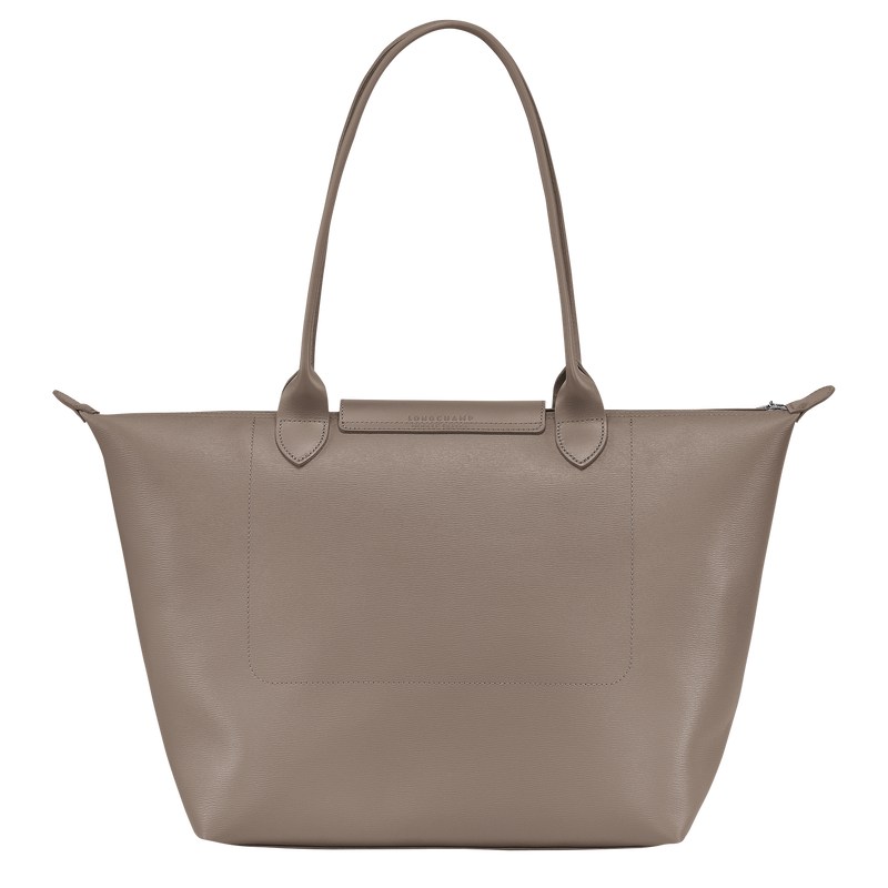 Longchamp Le Pliage City L Tote bag - Canvas Taupe | 4258-RKFXL