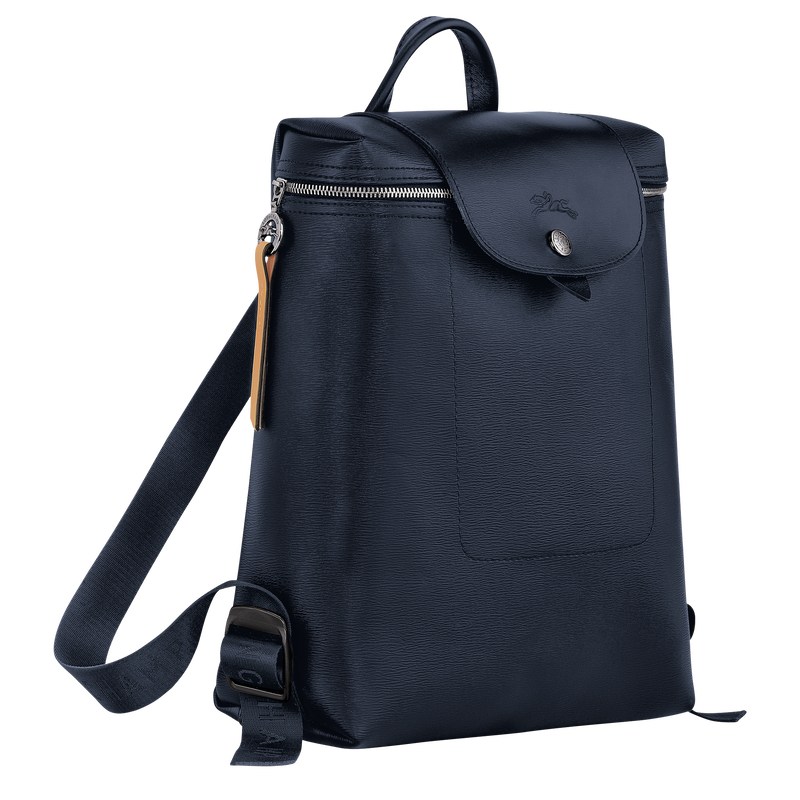 Longchamp Le Pliage City M Backpack - Canvas Lacivert | 0761-PKCML