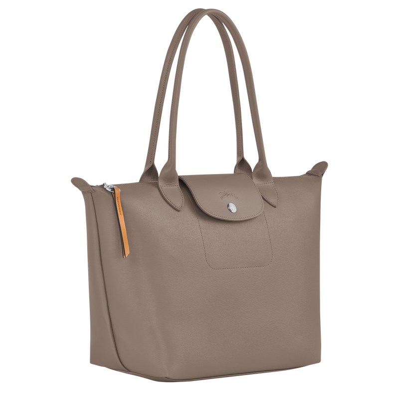 Longchamp Le Pliage City M Tote bag - Canvas Taupe | 2075-NWCQR