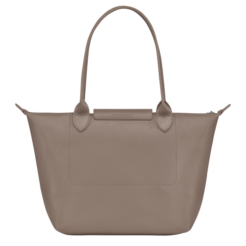 Longchamp Le Pliage City M Tote bag - Canvas Taupe | 2075-NWCQR