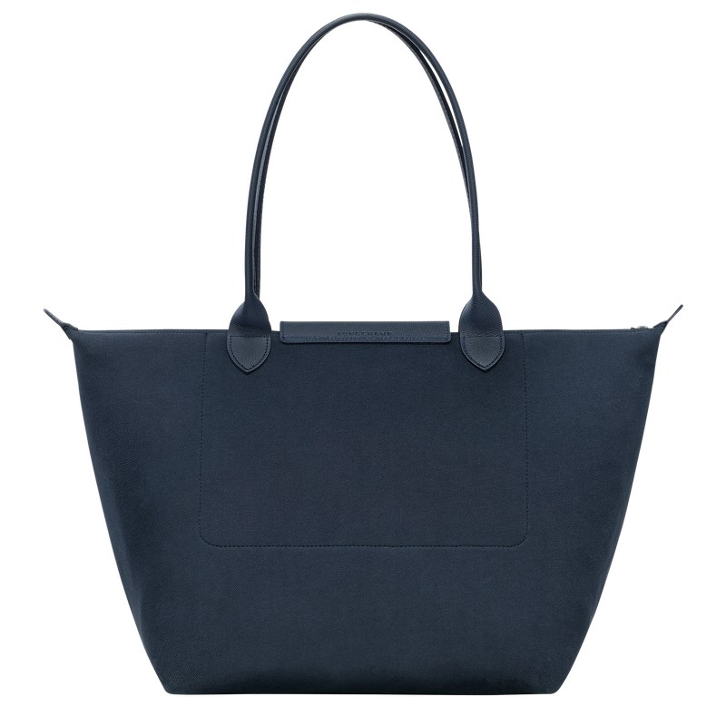 Longchamp Le Pliage Collection L Tote bag - Canvas Lacivert | 6459-ZYFJT