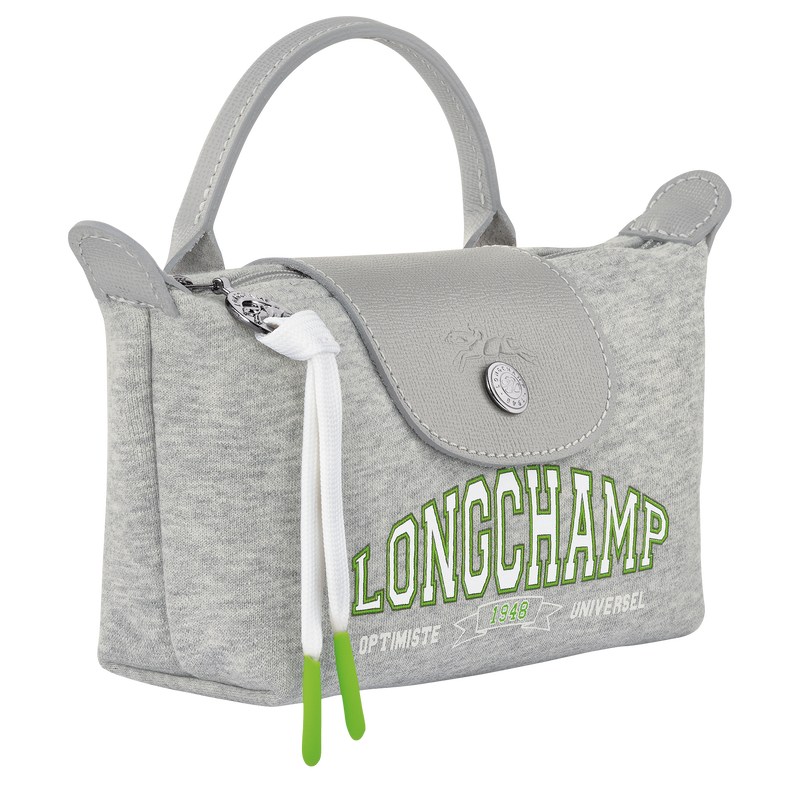 Longchamp Le Pliage Collection Pouch - Canvas Gri | 1480-MKSBU