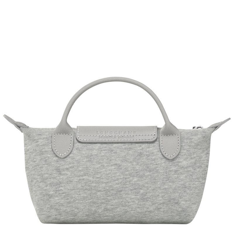 Longchamp Le Pliage Collection Pouch - Canvas Gri | 1480-MKSBU