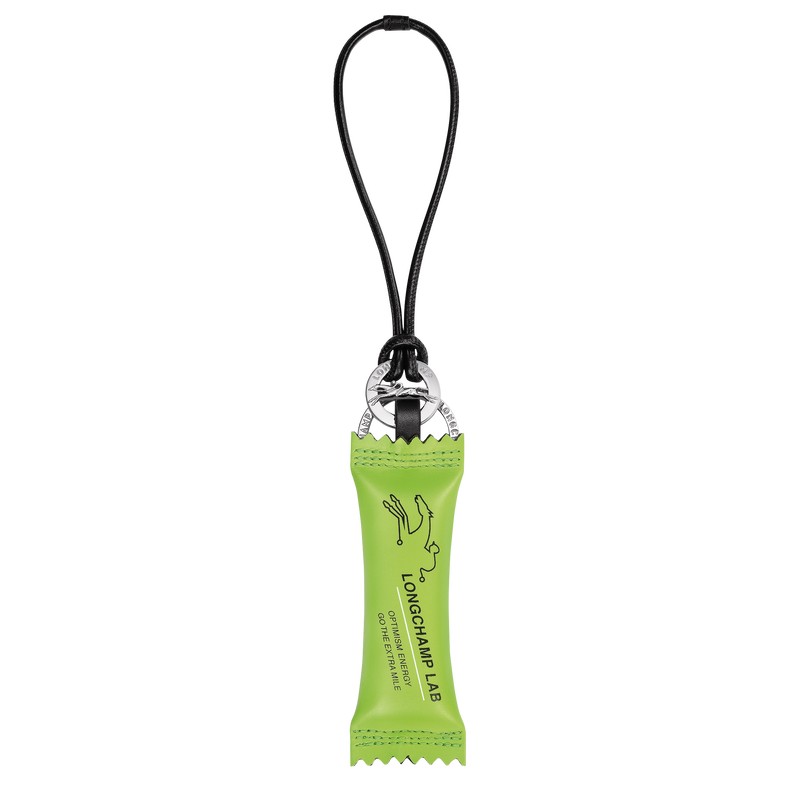 Longchamp Le Pliage Energy Key ring - Leather Yeşil | 0842-LNZQD