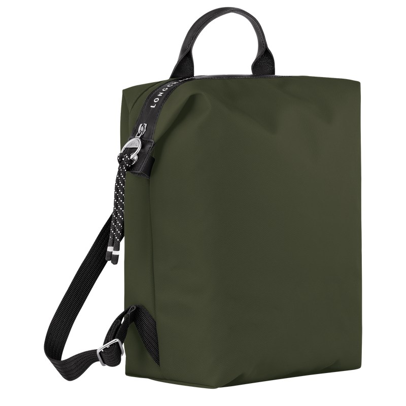 Longchamp Le Pliage Energy L Backpack - Recycled canvas Haki | 8321-TJPIV